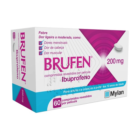 Mylan Brufen Ibuprofeno 200mg 60comp