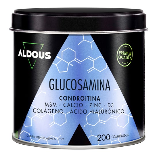 Aldous Bio Glucosamina Condroitina Msm Colagénio Zinco 200comp