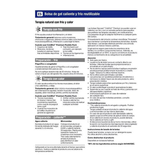 Bolsa fria / quente Nexcare ™ ColdHot Premium Bolsa fria / quente Nexcare ™ ColdHot Premium