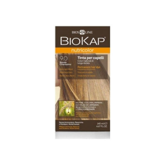 Biokap Tinte 9.0 Rubio Muy Claro 140ml