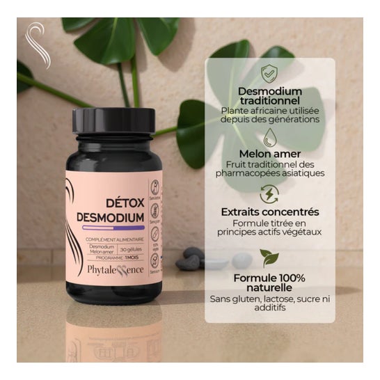 Phytalessence Detox Desmodium 30 Pérolas Phytalessence Detox Desmodium 30 Pérolas