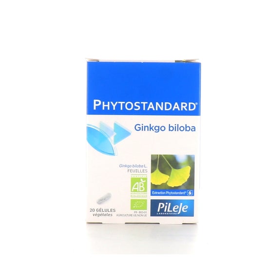 Pileje Phytostandard Gingko 20 Cápsulas