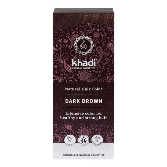 Khadi Dark Chestnut Dye 100% Vegetais 100g Khadi Dark Chestnut Dye 100% Vegetais 100g