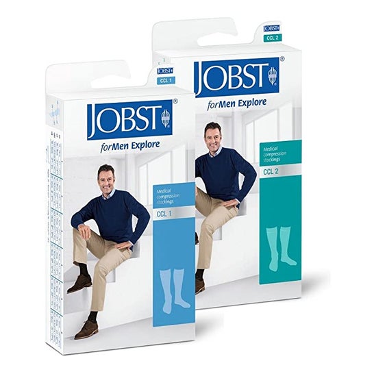 Jobst Explore Sock Ccl-1 Men's Size 4 1 Par