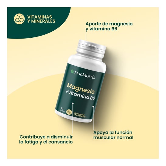 DocMorris Magnesio + Vitamina B6 60comp
