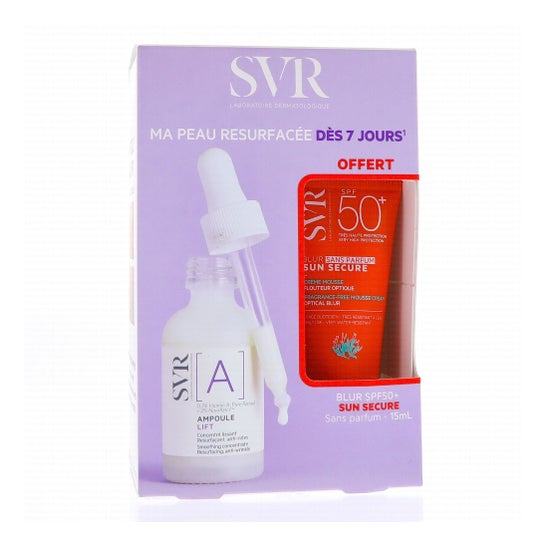 SVR Pack [A] Ampola Lift 30 ml + Sun Secure Blur SPF50 15 ml