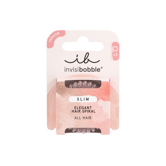 Invisibobble Elástico de Cabelo Slim Pink Monocle 3 Unidades