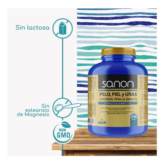 Sanon Pelo, Piel, Uñas 742.65mg 365caps