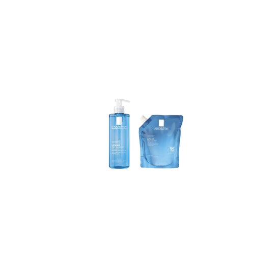 La Roche Posay Lipikar Pack Gel Limpeza 400ml + Recarga 400ml