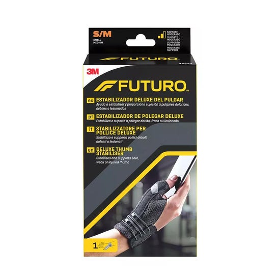 Pulseira de pulso Futuro ™ 3M cor preta de polegar TS / M 1ud Pulseira de pulso Futuro ™ 3M cor preta de polegar TS / M 1ud