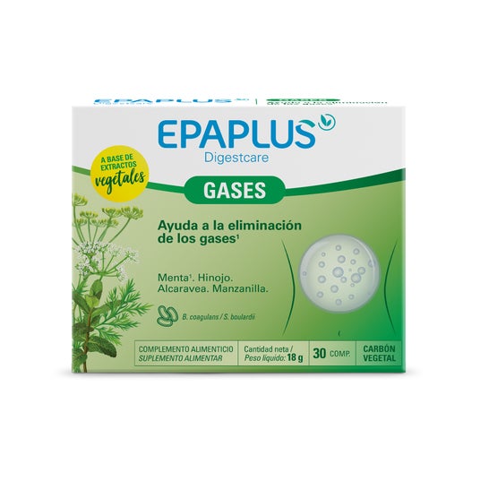 Gases Epaplus 30 comprimidos