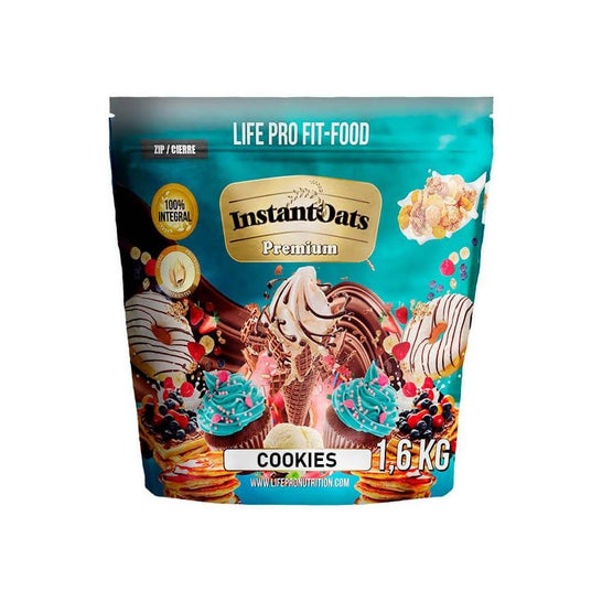 Life Pro Nutrition Fit Food Instant Oats Premium Cookies 1.6kg