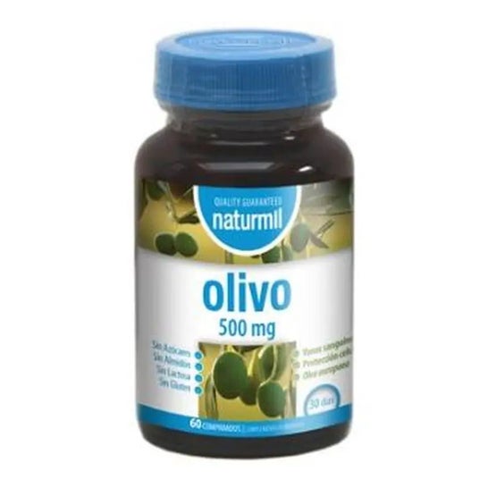 Azeitona Naturmil 500mg 60comp Azeitona Naturmil 500mg 60comp