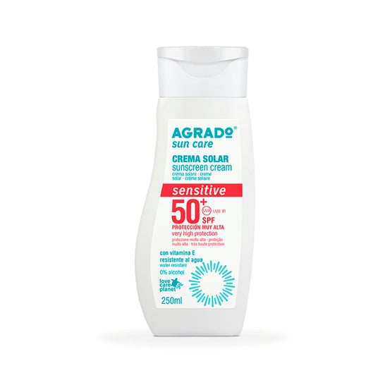 Agrado Sensitive Creme Solar Spf50+ 250ml