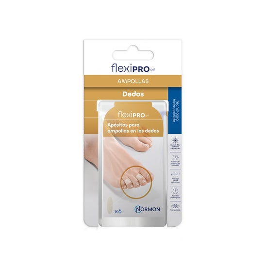Normon Flexipro Curativos Bolhas Dedos 6 unid.