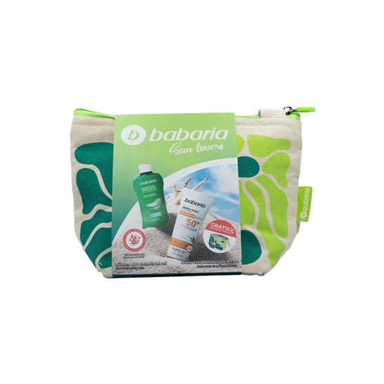 Babaria Sun Lovers Set Spf50+ Creme Facial + Bálsamo Pós-Sol