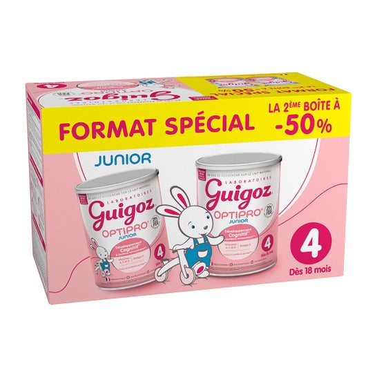 Guigoz Optipro Junior Leite 4ª Idade 2x900 g