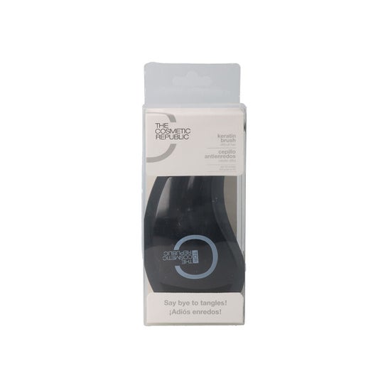 A Escova de Queratina para Cabelo da República Cosmética Pequena Preto 1pc