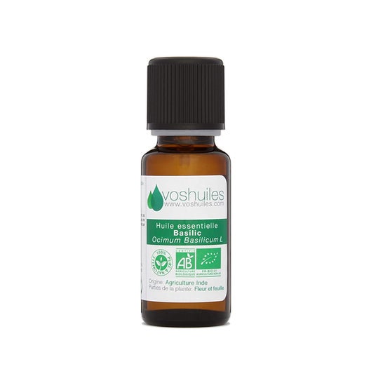 Voshuiles Óleo Essencial Orgânico de Manjericão 60ml