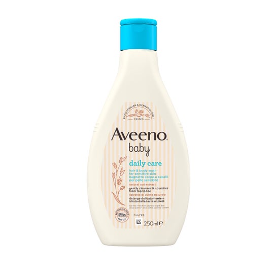 Aveeno Baby Daily Care Banho Gel Cabelo Corpo 250ml