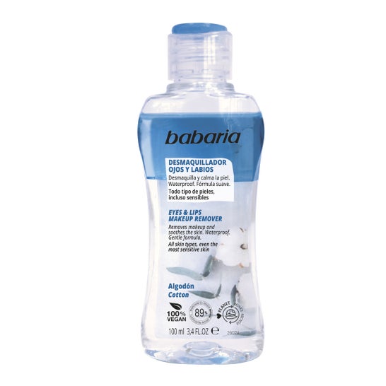 Babaria Desmaquilhador de Olhos e Lábios com Algodão 100ml