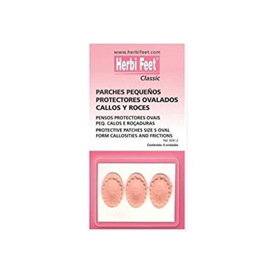 Herbifeet Parches Ovalados Callos y Roces 9uds