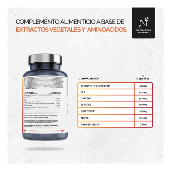 Queimador de gordura natural Natnatura 100caps