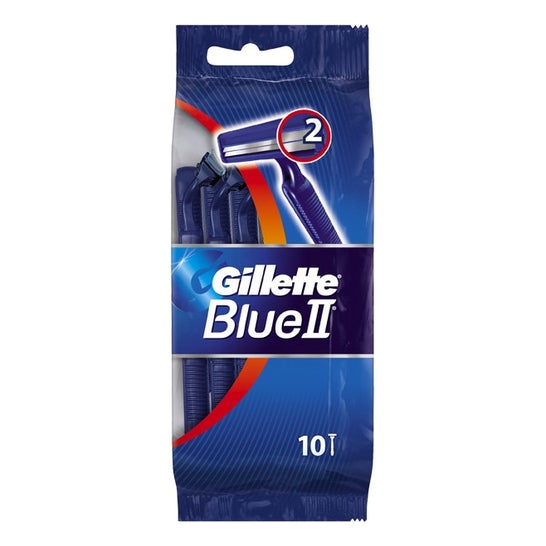 Gillette Blue II Men's Disposable Razors 10 Unidades