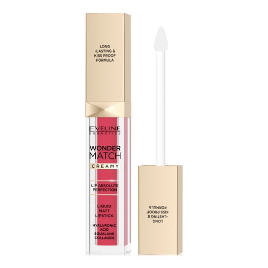 Eveline Cosmetics Wonder Match Creamy Batom Líquido 12 Charming Red 6.8 ml