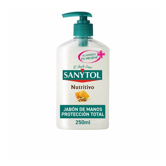 Sabonete Sanytol Antibacteriano para Mãos Nutritivas 250ml