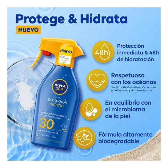 Nivea Sun Protege & Hidrata Spray SPF30 270ml Nivea Sun Protege & Hidrata Spray SPF30 270ml