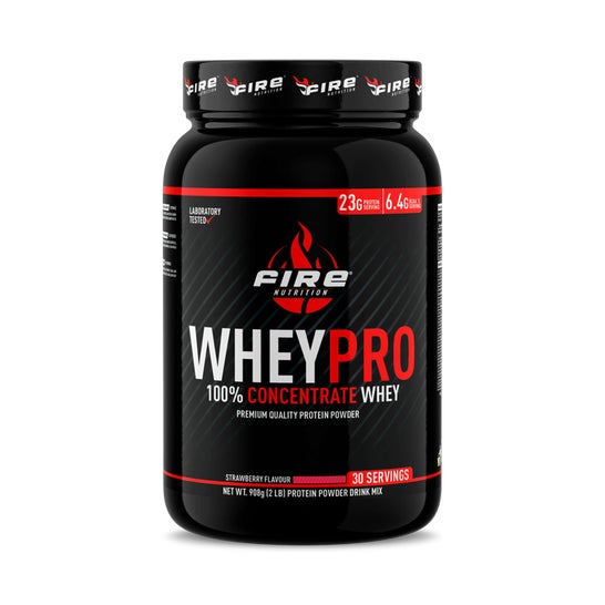 Fire Nutrition Wheypro Concentrate Strawberry 908g