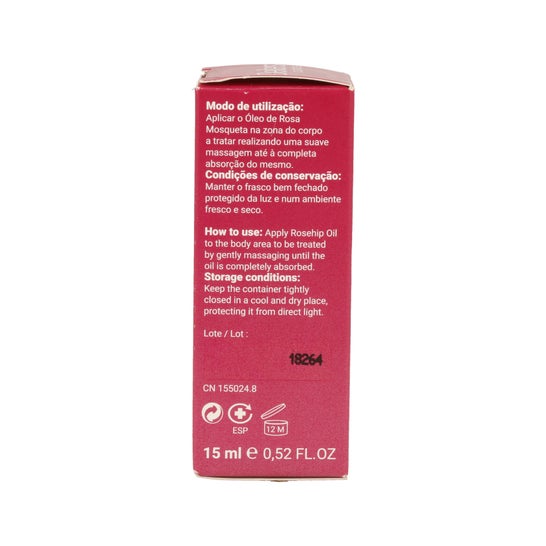 Deiters óleo de roseira brava 100% puro 15ml