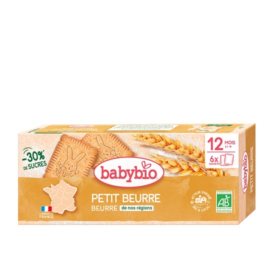 BabyBio Petit Beurre 12M+ 2x6 Sachets