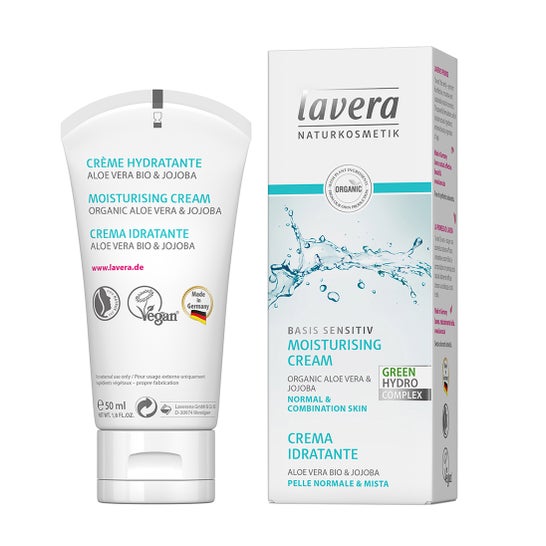 Creme de Dia Hidratante Sensitivo Base Lavera 50ml