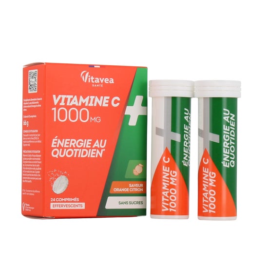 Vitavea Vitamina C 1000mg Laranja Limão 24comp