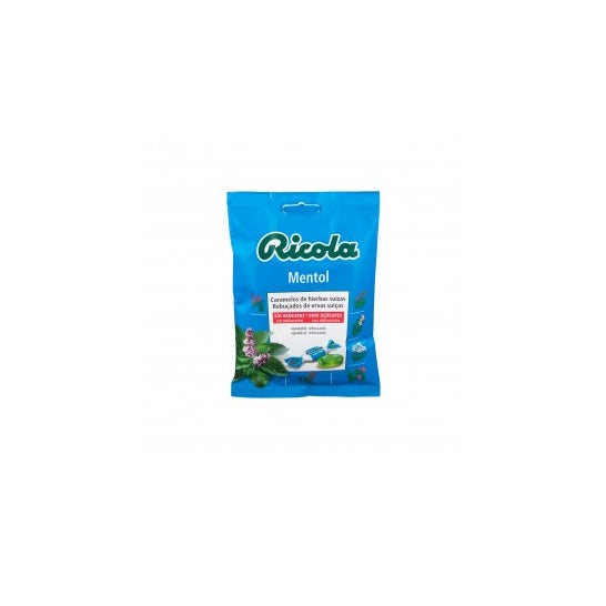 Doces de mentol Ricola sem açúcar 70g