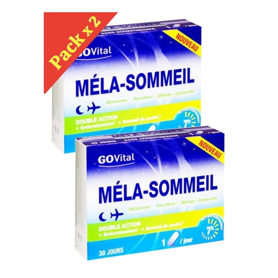 Urgo GoVital Melasommeil 30 comprimidos conjunto de 2