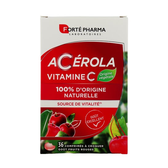 Forté Pharma Acerola Vitamina C Frutos Vermelhos 36comp