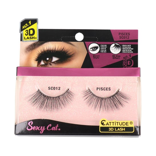 Ebin New York Sexy Cat Cattitude 3D Lash Pisces 1 Par