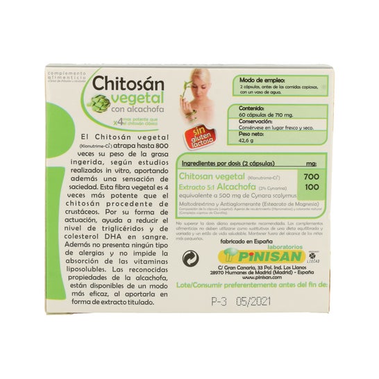 Pinusan Chitosan Vegetable 60 Cap