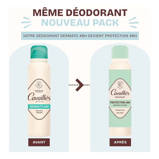 Cavaillès Desodorante Proteção 48H Spray Amêndoa em Flor 2x150 ml