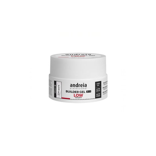 Andreia Professional Gel de Construção de Baixa Viscosidade Branco 22g