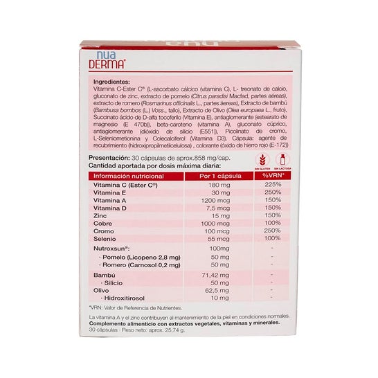 Nua Nuaderma 30caps Nua Nuaderma 30caps