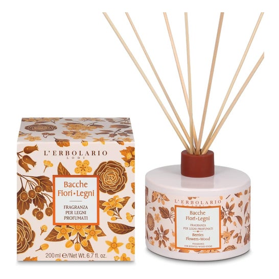 L'Erbolario Bacche Fiori Legni Fragrância 200 ml