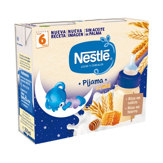 Nestle 8 cereais com mel tijolo pronto para tomar 2x250ml
