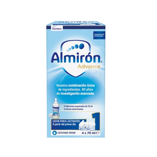 Almirón Advance 1 Minibottles Starter milk 4 x 70ml