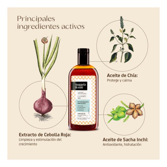 Shampoo Nuggela &amp; Sule Onion N2 Cabelos Secos 250ml