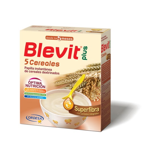 Blevit ™ plus 5 cereais Superfiber 600g