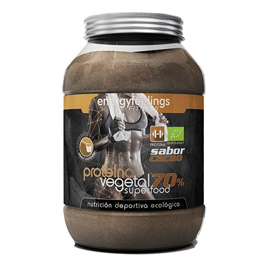 Energy Feelings Proteina Vegana 70% Cacao Eco Vegan 1kg
